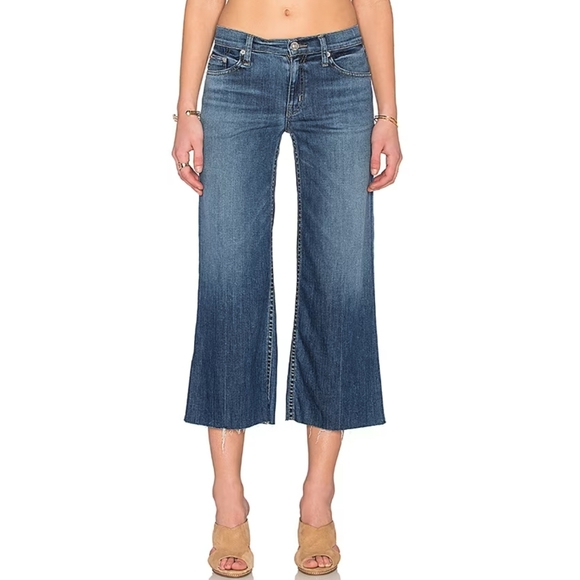 Hudson Jeans Denim - NWT Hudson Sammi Wide Leg Crop Jeans, Size 26, Color Stingray